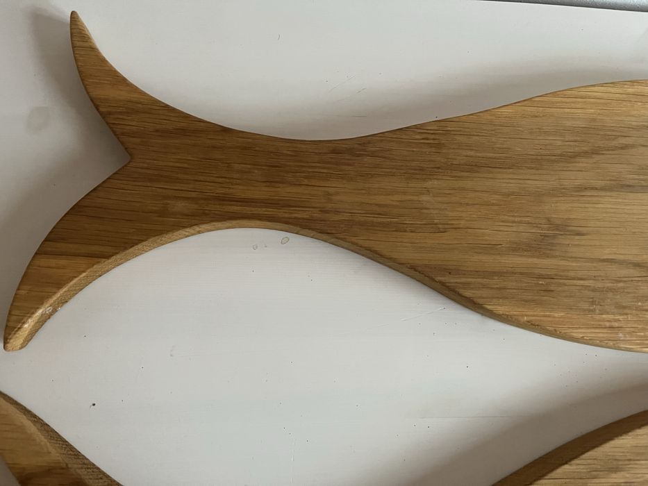 Deski drewniane do serwowania krojenia 2 szt.