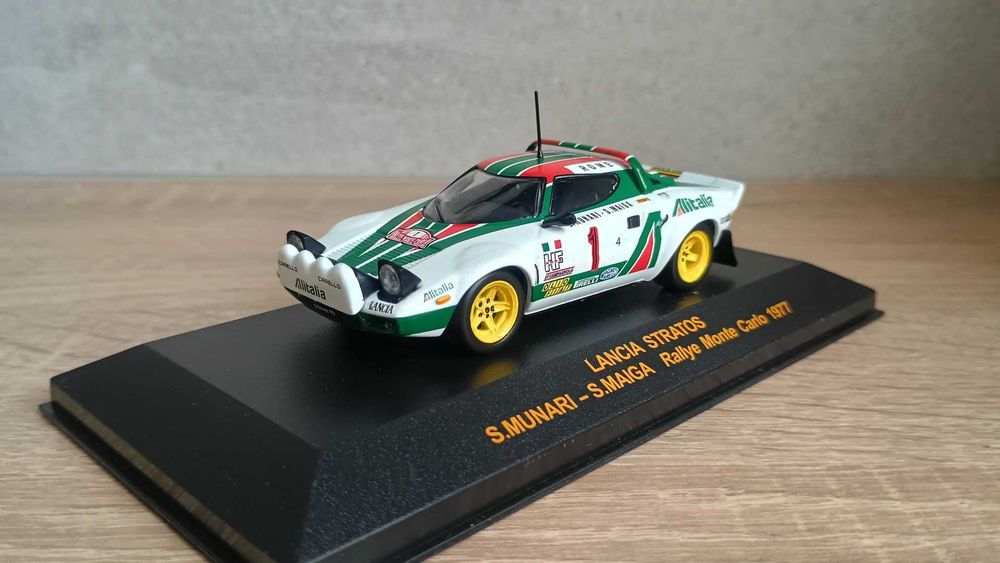 Lancia Stratos Rally Monte Carlo 1977 (IXO) 1/43 1:43