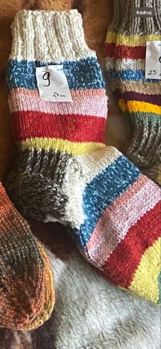 Wełniane skarpety