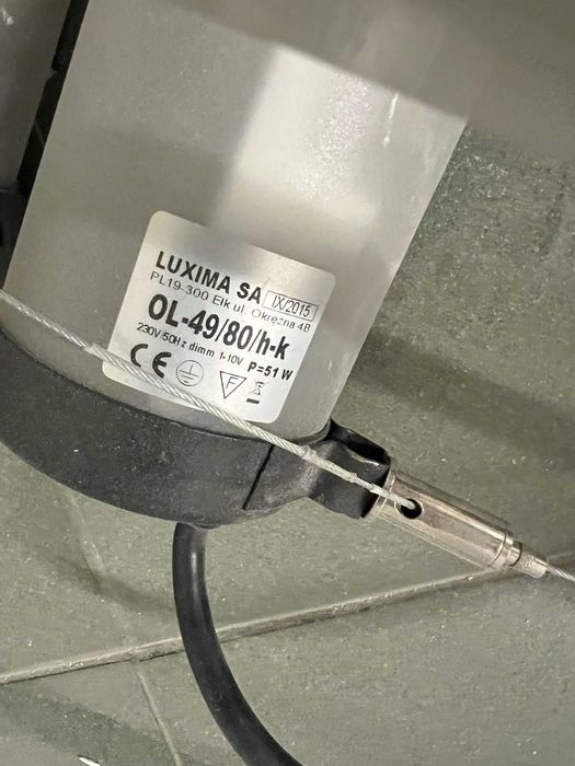 Nowoczesna Lampa Wisząca Tuba LED Loft Industrialna