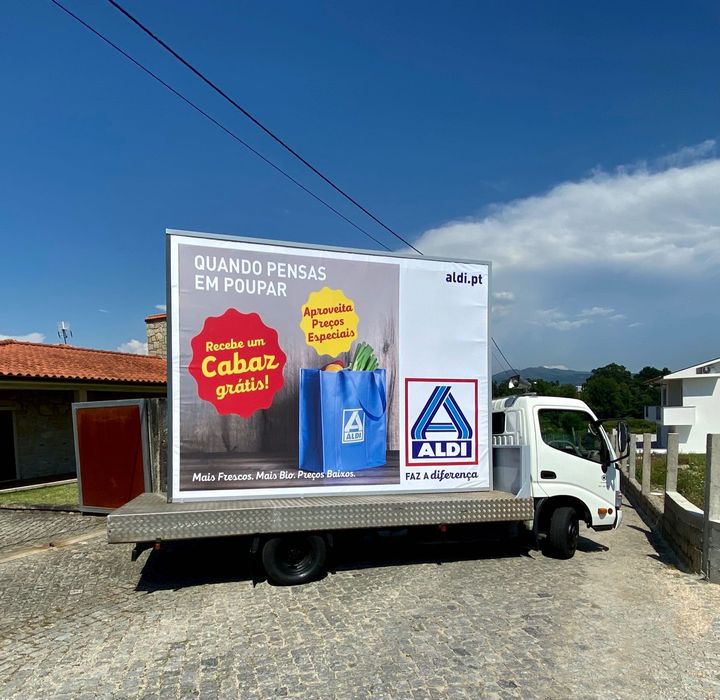 Carrinha móvel publicidade