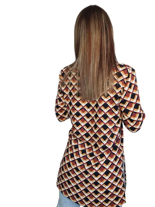 Brązowa tunika zara rozmiar m 38