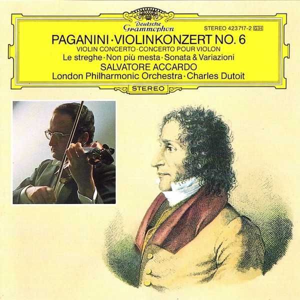 Paganini, Salvatore Accardo, LPO, Charles Dutoit –Violinkonzert N6 CD