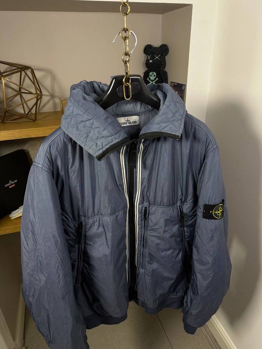 Stone island garment dyed crinkle reps ny  куртка вживана