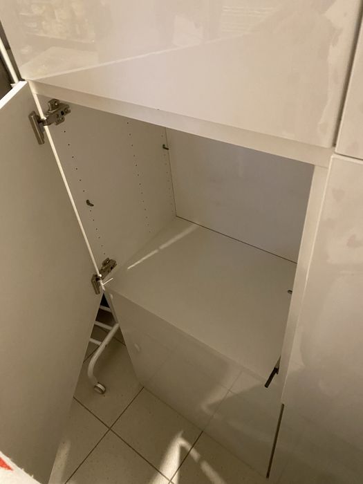 Zestaw Besta Ikea biały połysk 3 szt 120x60 i 4 szt 60x60 stan bdb