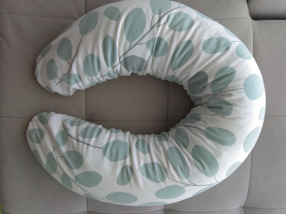 Almofada Buddy Doomoo Folhas Aqua Verde