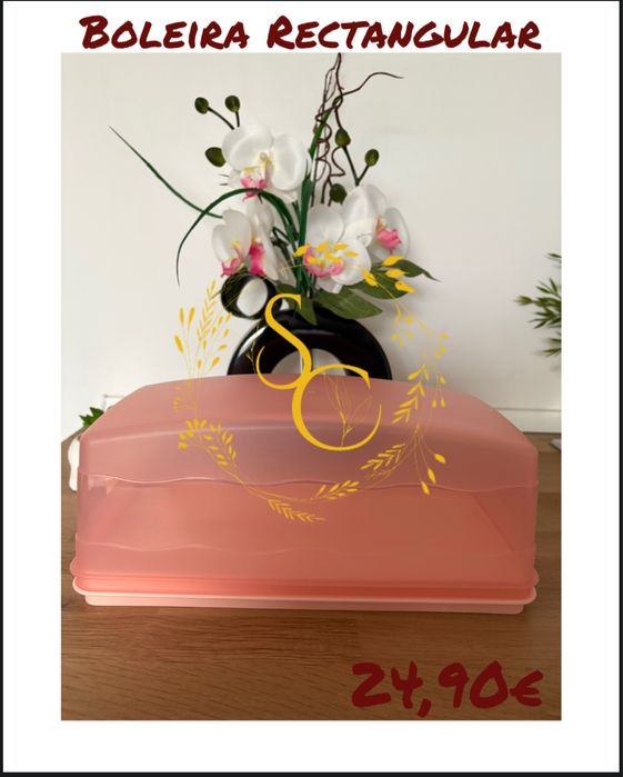 Boleira rectangular - tuppwrware