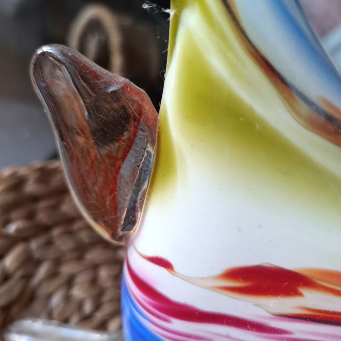 Estatueta peixe em vidro Murano