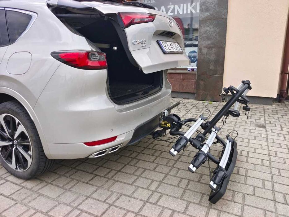 HIT Taurus Basic Plus 3 - bagażnik na hak na 3 rowery ODCHYLANY 13 pin