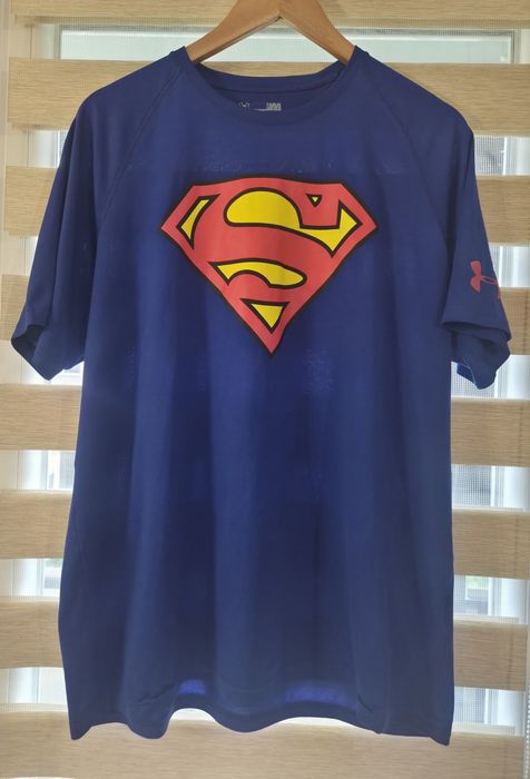 Under Armour Superman HeatGear UA Tech Koszulka Sportowa Męska L