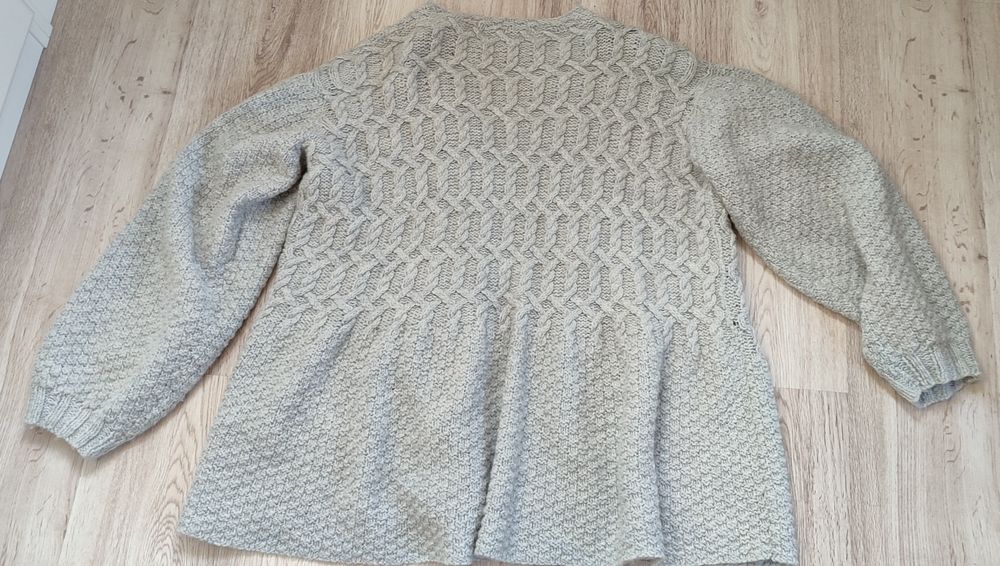 Sweter szary oversize