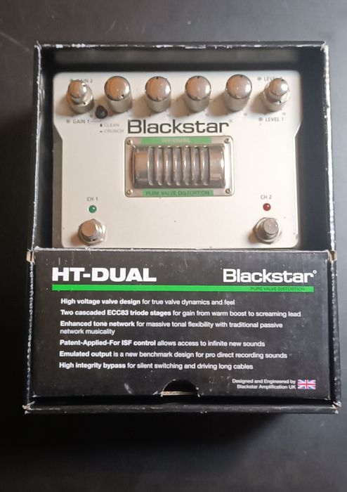 Blackstar HT Dual - distorção com válvula. Transformador original.