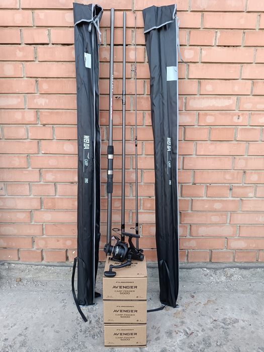 Топ Продажу. Weida Carp Carbon 3.60/3.90м 80-240г + катушка 5000