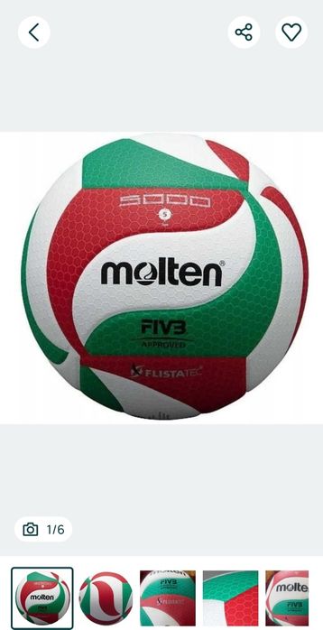 Piłka Molten V5M5000 meczowa rozmiar 5