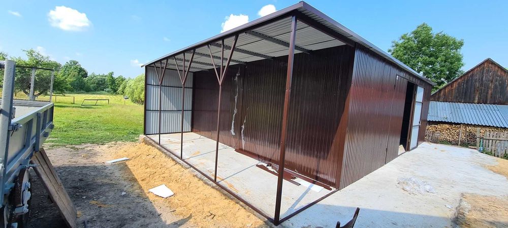 Garaż blaszak 6x5 Garaż blaszany garaż blaszak garaże 3x5 4x6 12x6 4x5