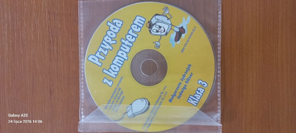 Płytka CD przygoda z komputerem klasa 3 dla dzieci