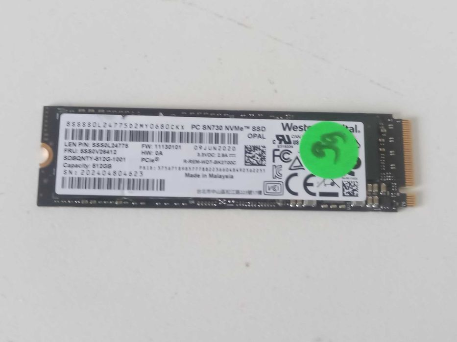 512Gb  SSD M.2 NVMe WD SN730 99% практично новий