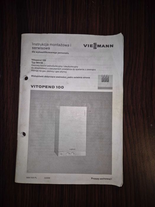 Piec gazowy Viessmann Vitopend 100 dwufunkcyjny