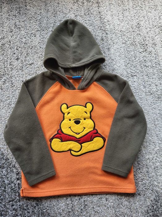 Kubuś Puchatek Bluza polar z kapturem roz. 104