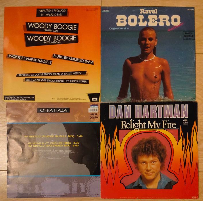 Płyty winylowe winyle ITALO DISCO pakiet 4 za 120ZŁ