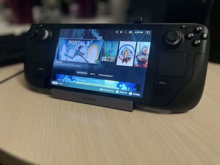 Steam deck lcd. SSD 256Gb + microSD 512 Gb + dockstation