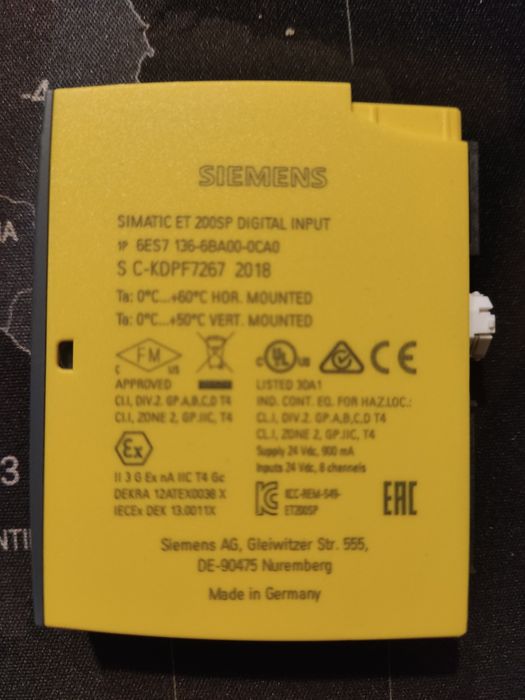 Moduł F-DI 6ES7136-6BA00-0CA0