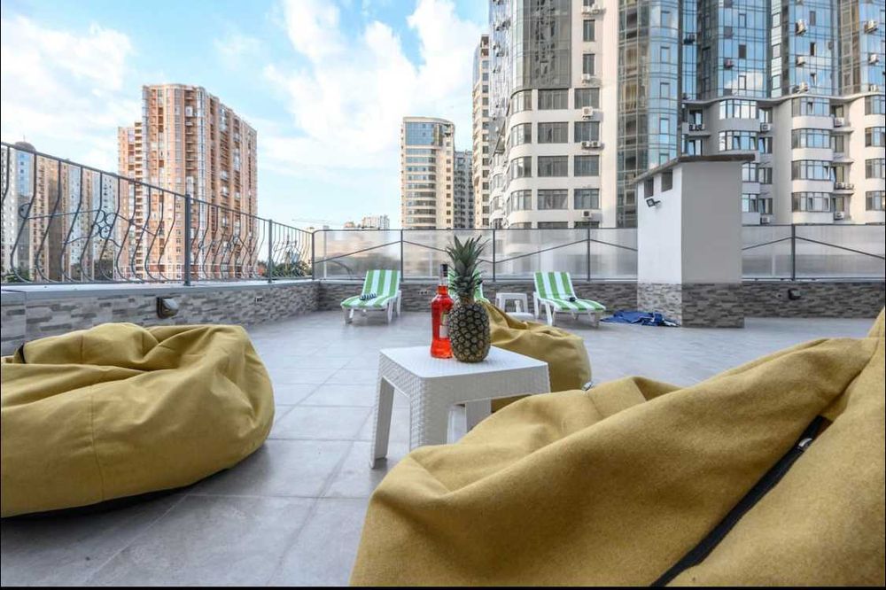 Квартира с двумя спальнями, просторной гостиной