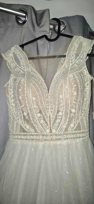 Suknia ślubna elegancka boho