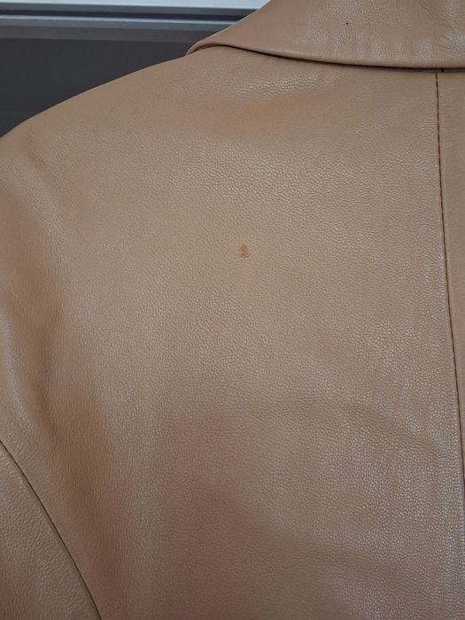 Kurtka marynarka XL Skóra naturalna , beżowa