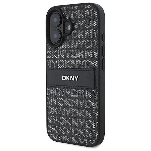 DKNY DKHCP16SPRTHSLK iPhone 16/6.1" czarny/black hardcase Texture Patt