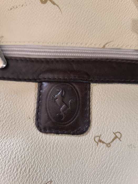 Mala de Ombro Bege/Castanha (Estilo Equestre) – Usada