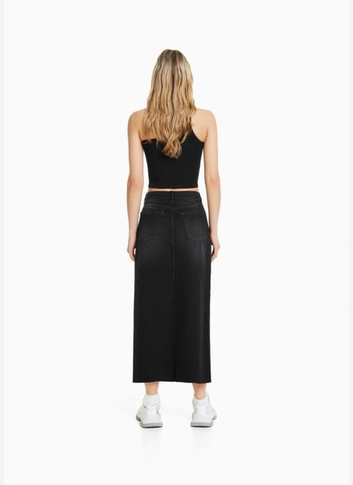 Джинсова спідниця bershka