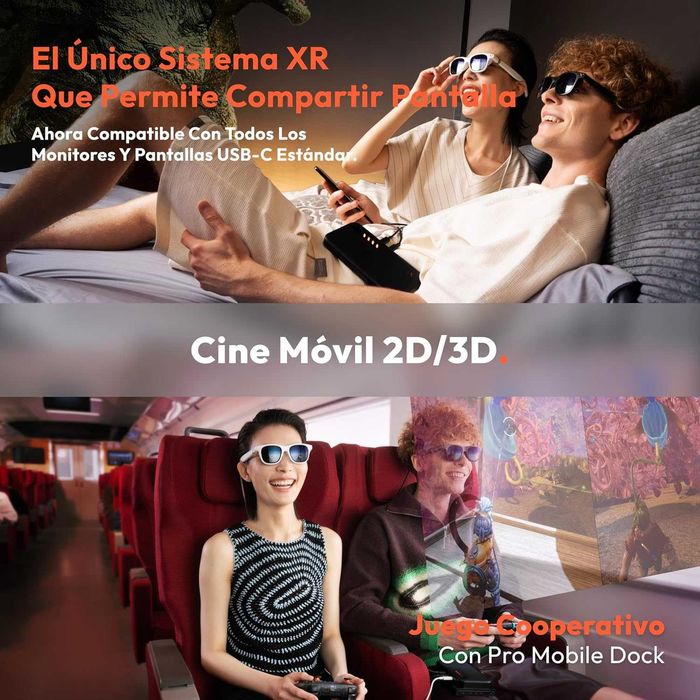 VITURE Pro XR/AR Óculos de 135" 120 Hz Full HD USADO  como novo!