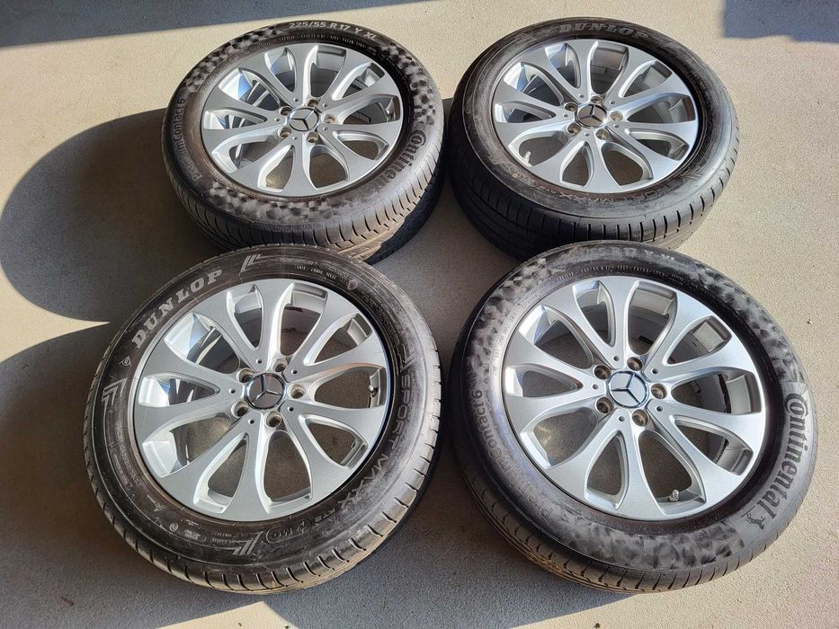 [L15] Koła letnie 17 Cali 5x112 Mercedes Conti 225/55/17 Klasa E