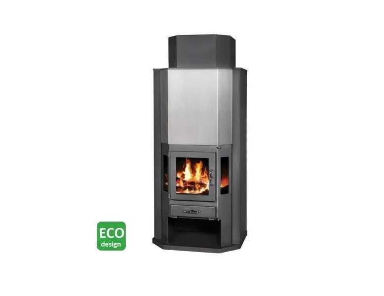 Piec piecyk kominek na drewno wolnostojący - Diplomat 14kW Raty 0%