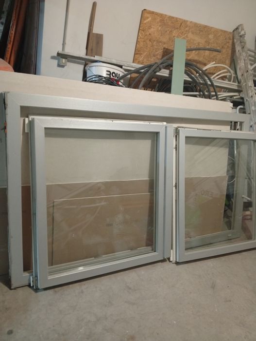 Janela pvc com vidro duplo