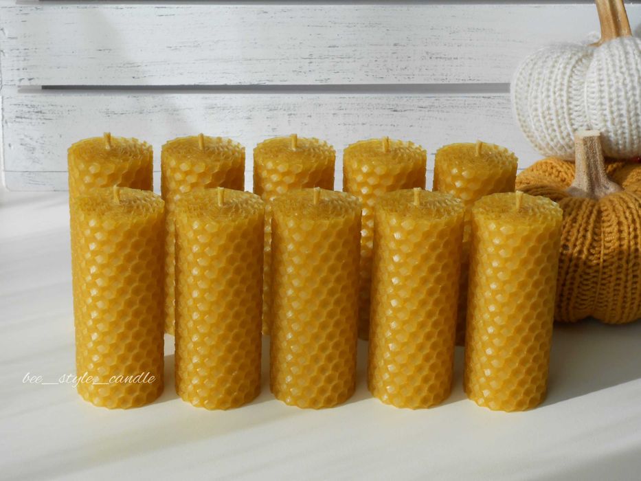 Набір свічок, натуральні свічки, свічки воскові, свічки для тортика