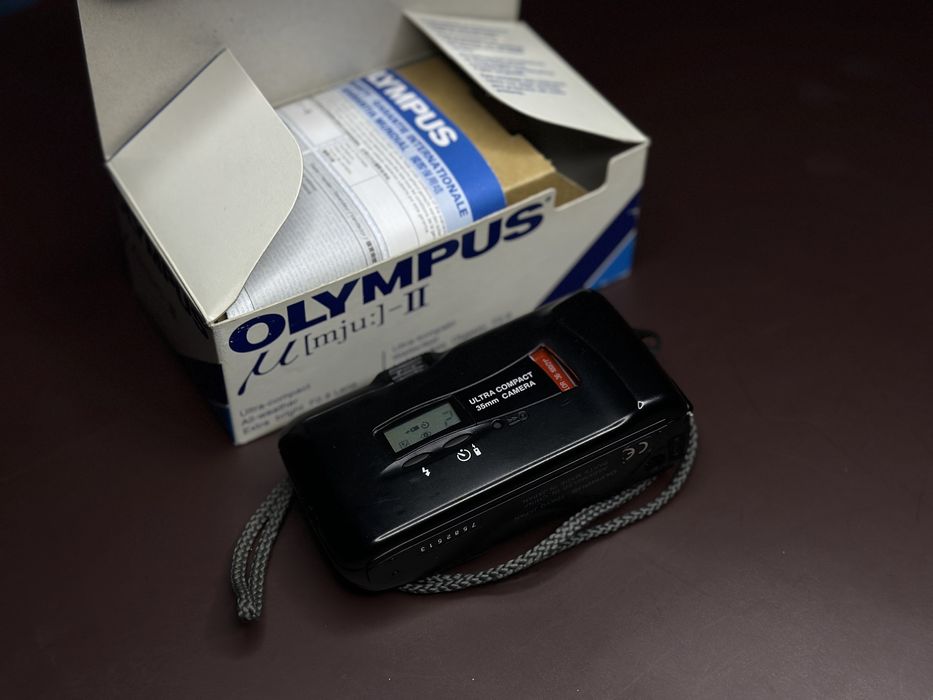 Olympus mju ii плівковий фотоапарат мью 2 новий з коробкою kodak zoom