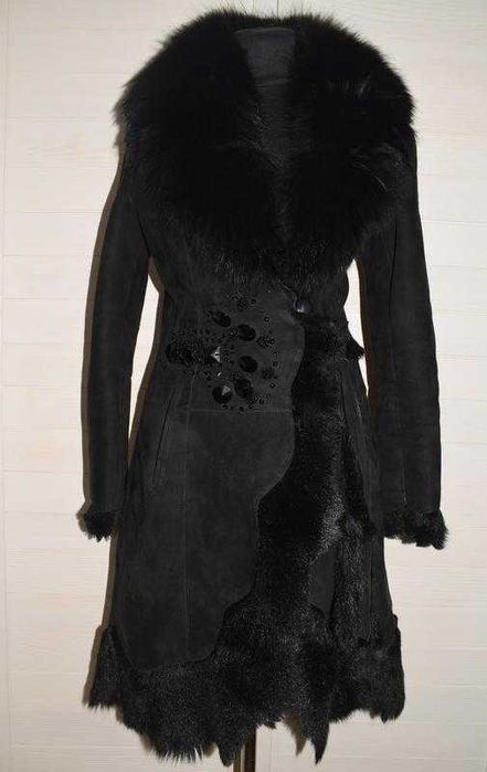 Якісна тепла дублянка daniel leather & fur, р. m