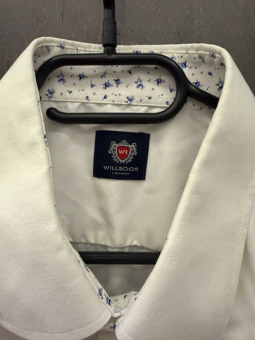 Willsoor - Elegancka koszula biała Rozmiar - XL