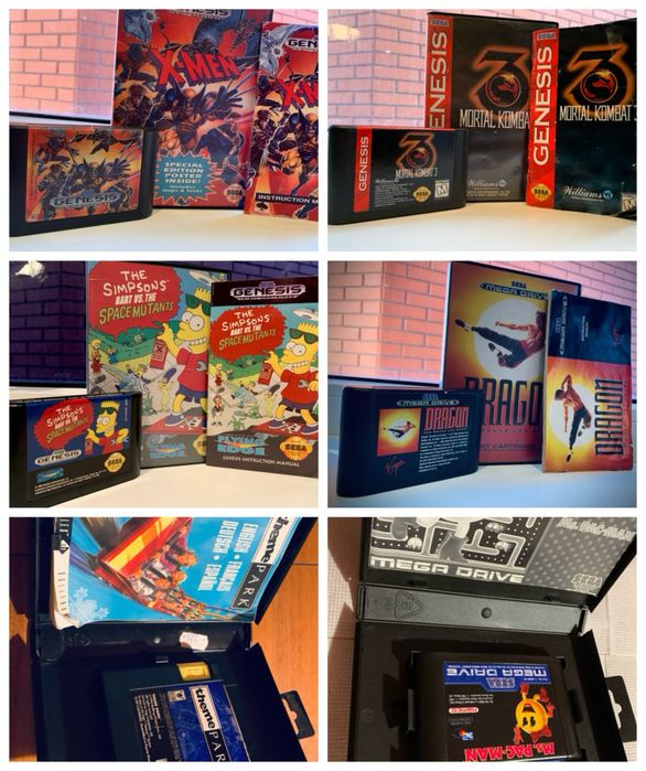 Картриджи Sega (Сега) лицензия!много новинок смотрите описание