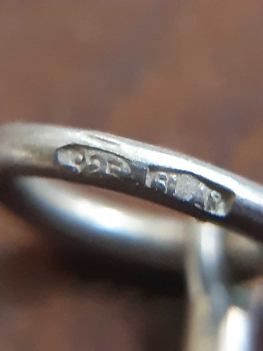 Pendente de prata fósforo (Itália) séc. XX