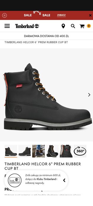 Timberland Helcore 6' wkładka 27,5