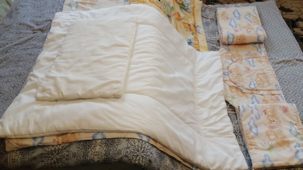 Набір постільної білизни в дитячу кроватку ТМ Медісон (з 7 предметів)е