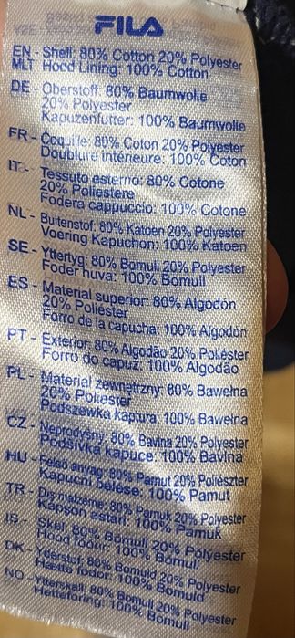 Bluza hoodie Fila