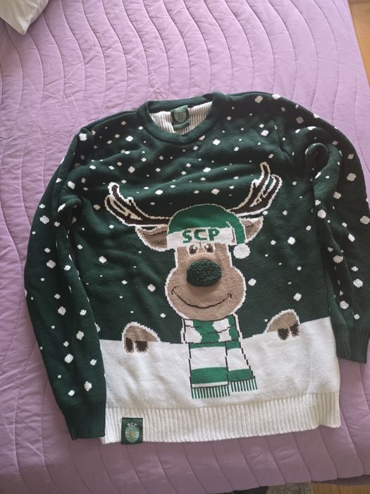 2 camisolas de natal do Sporting - M