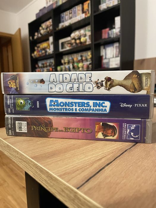 Conjunto filmes animacao vhs