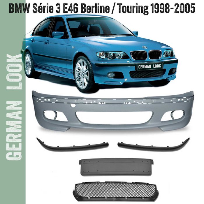 Para-choques dianteiro Pack M M2 para BMW Série 3 E46 1998 a 2005