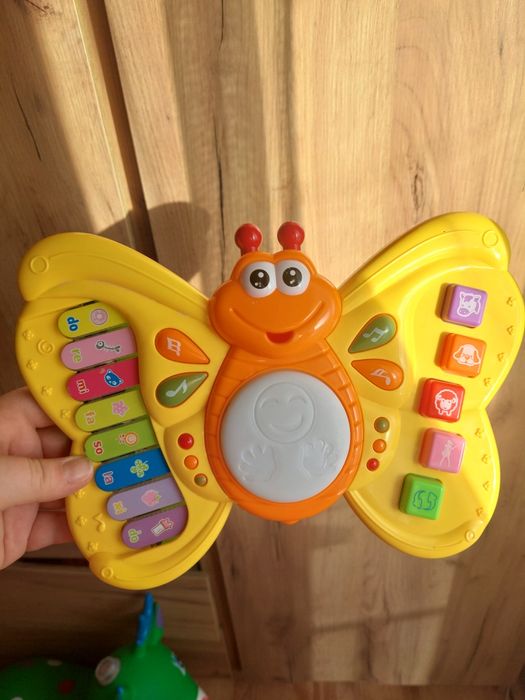 Grający motylek dla dzieci zabawka edukacyjna