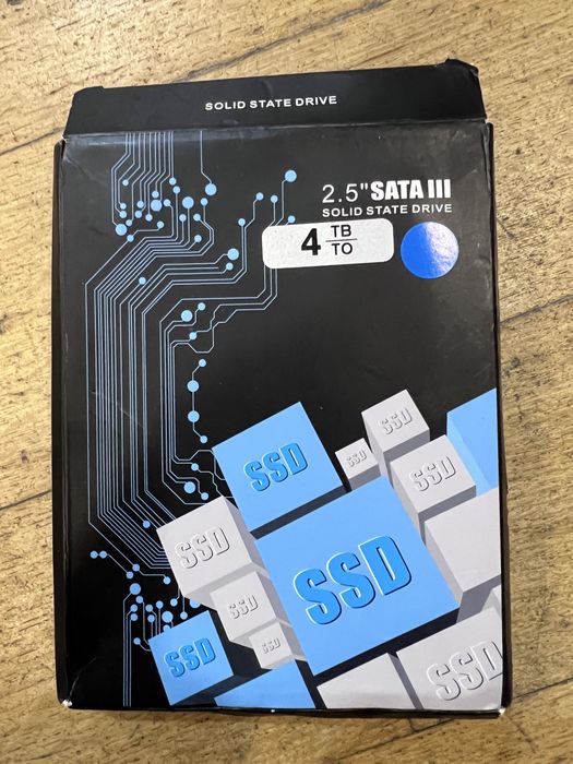 SSD 4TB 2.5" SATA III - Disco Rígido Interno (Novo/Selado)